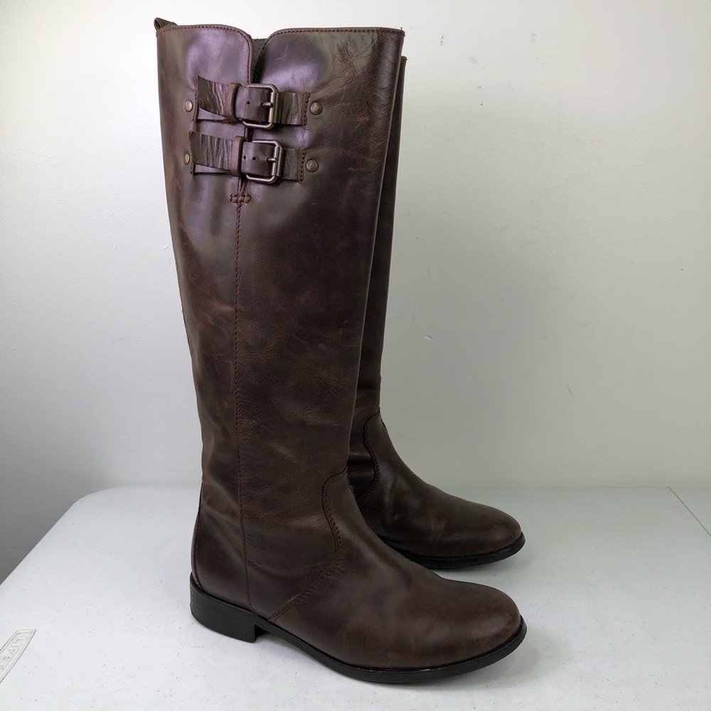 J. Crew Leather Slip On Boots Size 6.5 - Picture 6 of 10